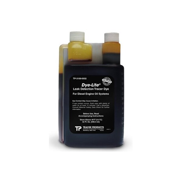 Tracer Products 32OZ BOTTLE DIESEL ENGINE OIL DYE DLTP31000032 Zoro